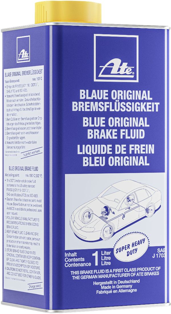 Liquide de frein DOT3 (bleu) Capacit: 1 L.