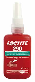 Loctite 290 Fest. Mittel/Hoch Flasche  50 ml (VPE 12)