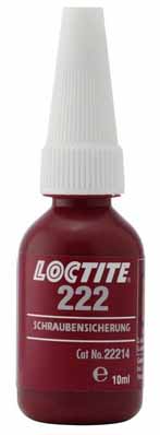 Loctite 222 Rs. Faible Bouteille  10 ml (Emb. 12)