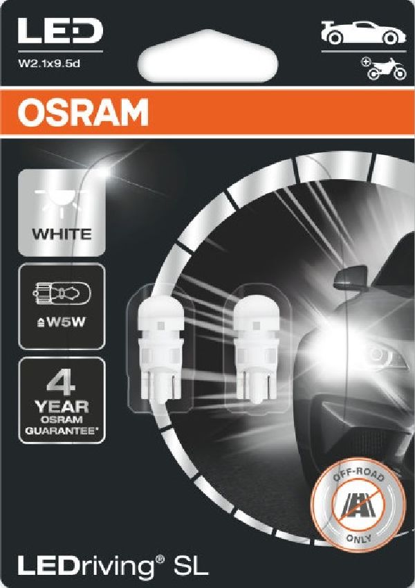 OSRAM LEDriving cool white 12V 1W 6000K