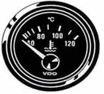 VDO Fernthermometer Cockp. International 52 mm 100 24 V
