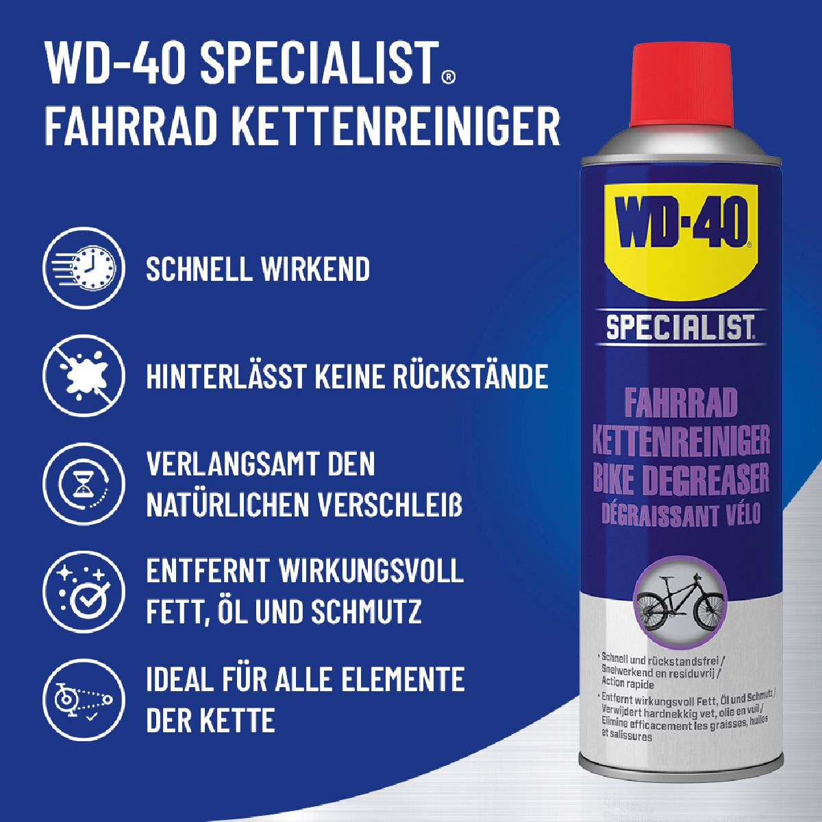 WD-40 Bike Kettenreiniger Spraydose 500 ml