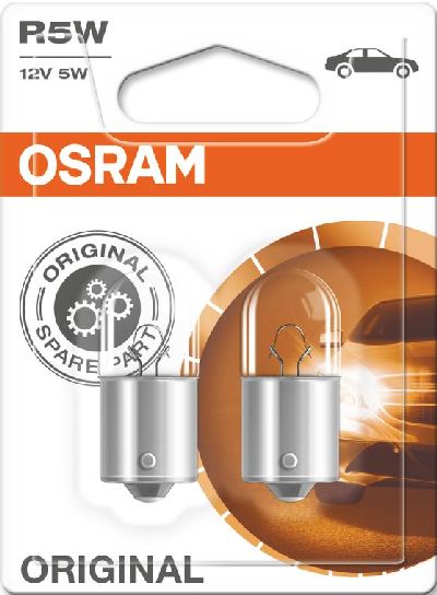 OSRAM Ampoule 12V 5W BA15s / Blister VPE 2