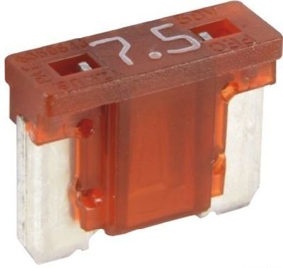 Fusibles-Low Profile VPE 25 rouge / 7,5 Amp.