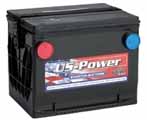 US-Power Batterie 12V/60Ah/600A LxLxH 230x179x186mm/C:1