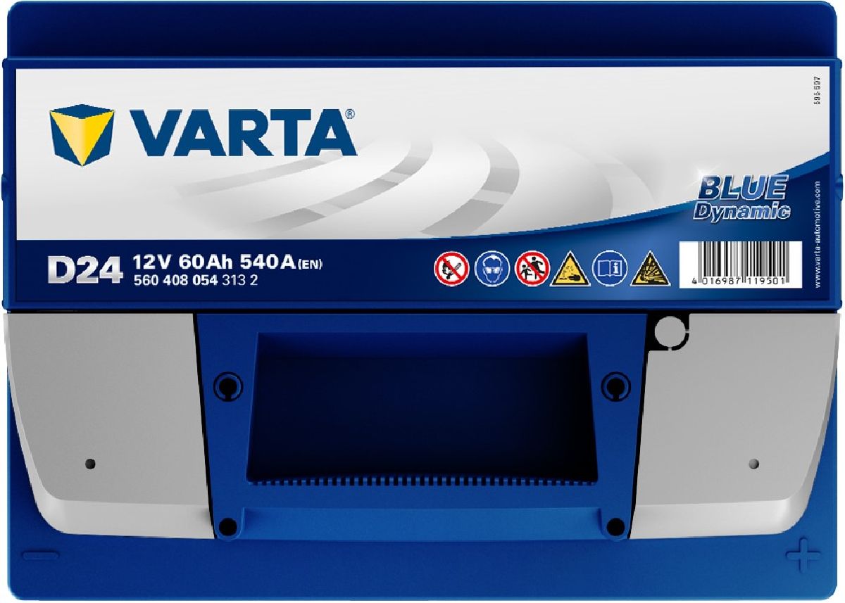 Batterie Varta 12V/60Ah/540A LxLxH 242x175x190mm/C:0