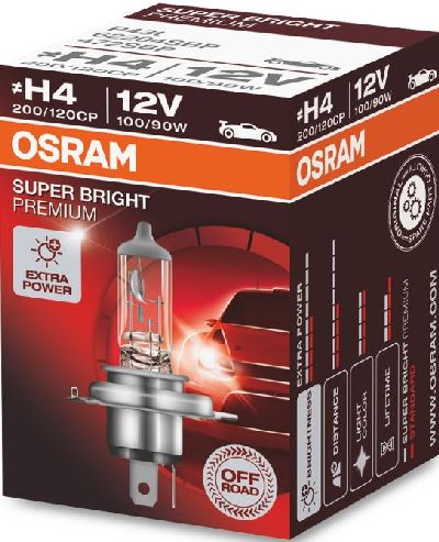 OSRAM Rallye Ampoule H4 12V 100/90W P43T