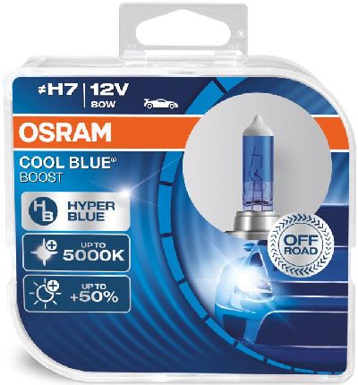 OSRAM COOL BLUE BOOST Duo Box H7 12V 80W PX26d