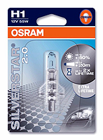 OSRAM Ampoule H1 SILVERSTAR 12V 55W P14,5s