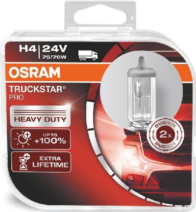 OSRAM TRUCKSTAR PRO H4 DUO BOX 24V 75/70W P 43t