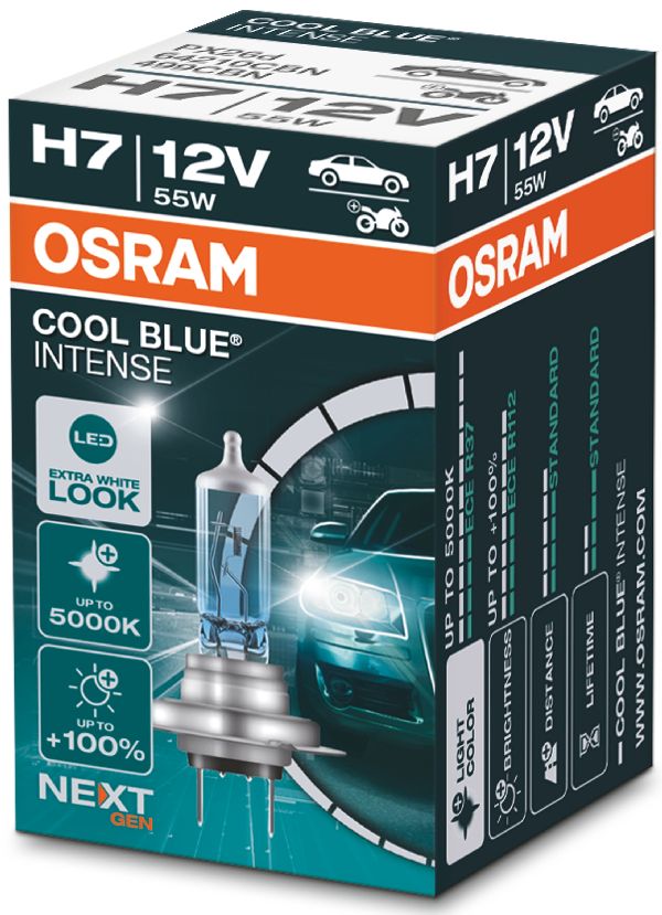 OSRAM COOL BLUE INTENSE H7/12V/55W/PX26d