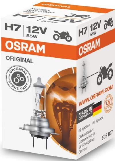 OSRAM Ampoule H7 Motorcycle 12V 55W PX26d