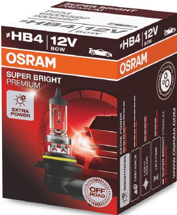 OSRAM Glühlampe SUPER BRIGHT PREMIUM