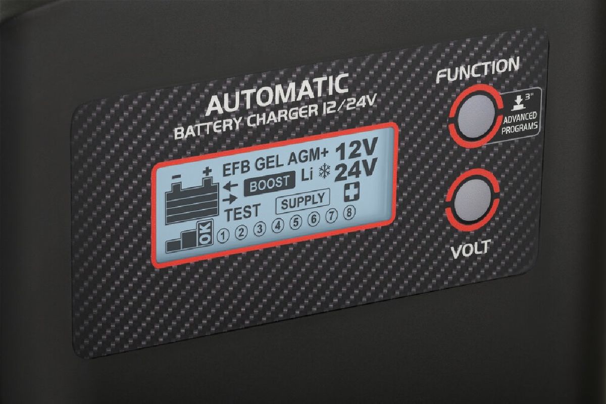 Batterieladegert Pulse 50 EVO 12/24V - 40 Amp.