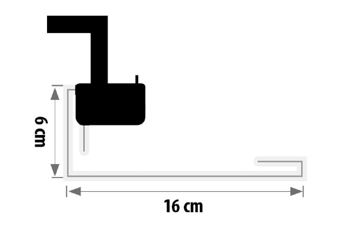 Aktive DAB+ Scheiben-Klebeantenne SMB, 3 Meter Kabel