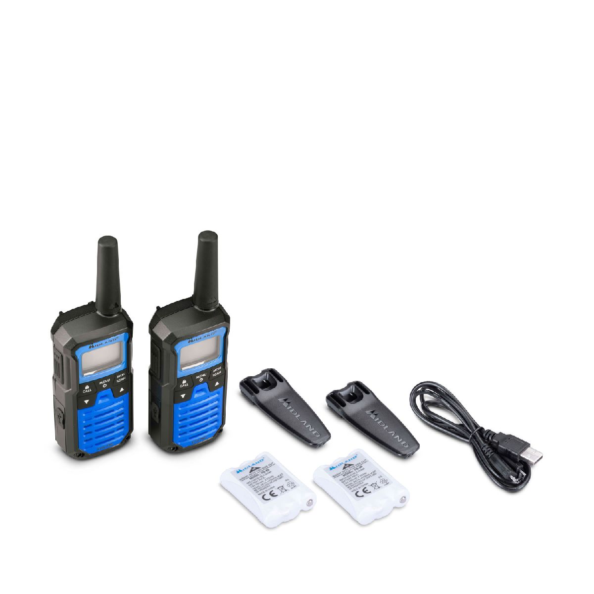 XT50 Pro PMR/LPD Handfunkgert 2er Set Blau
