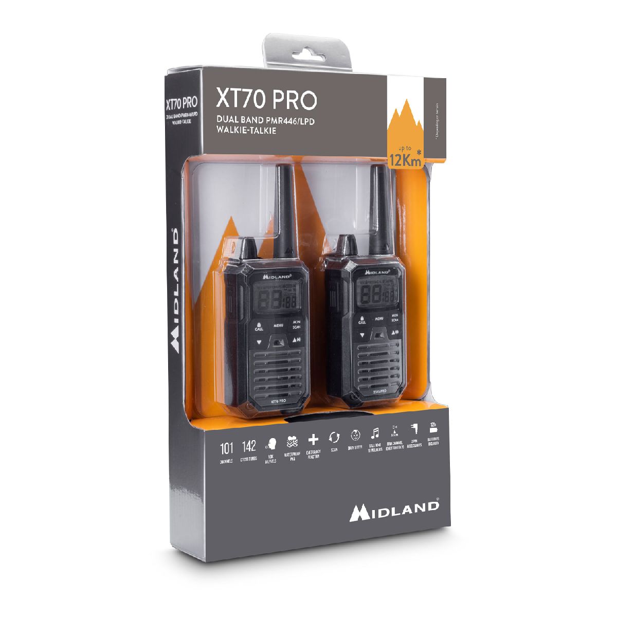 XT70 Pro Twin PMR portable Set a 2 