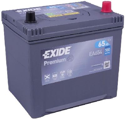 Exide Premium 12V/65Ah/580A LxBxH 230x173x222mm/B1 Korea/S:0