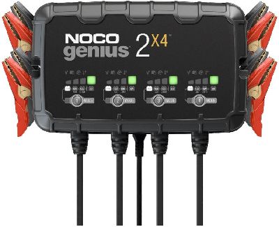 Chargeur de batterie Noco Genius 2x4 4x2A/6-12V
