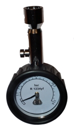 Manometer fr R1234yf Messung der Fllmenge durch den Druck