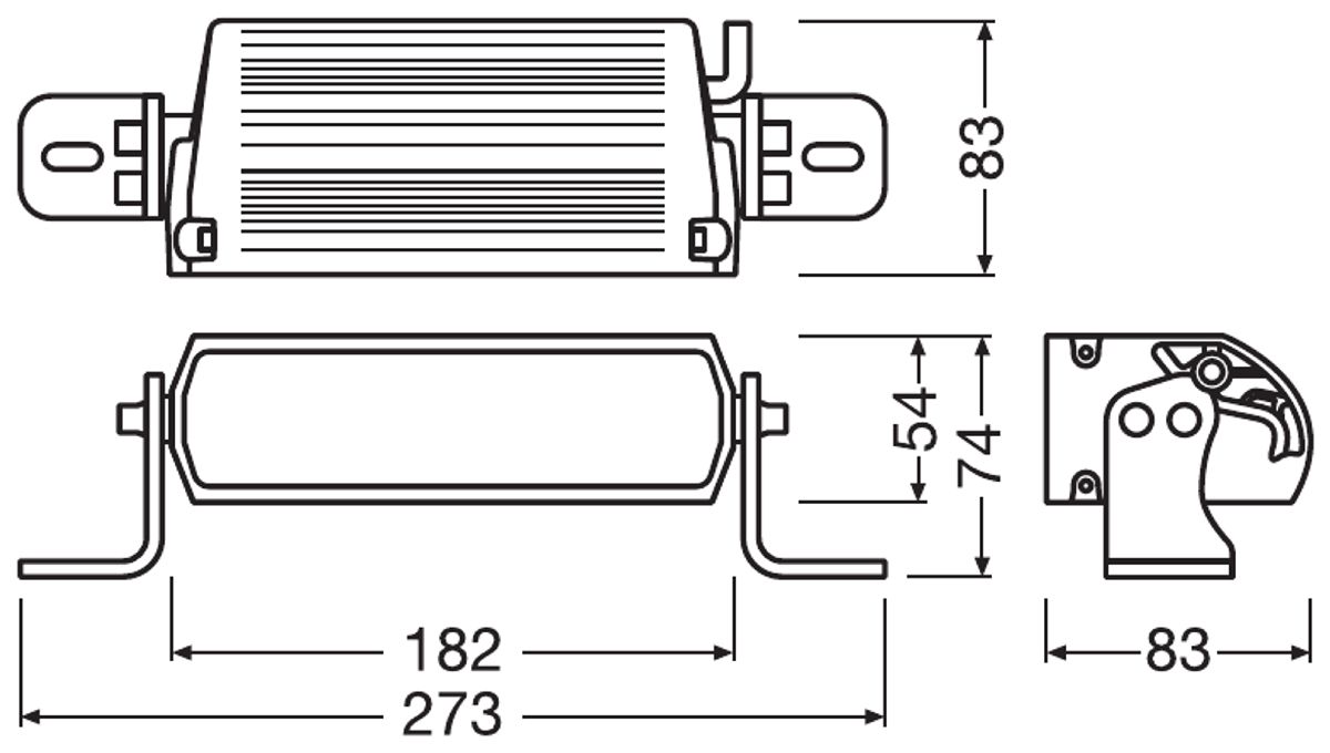 LEDriving Lightbar FX125-SP Gen. 2 12-24V/1300Lumen/6000Kelvin