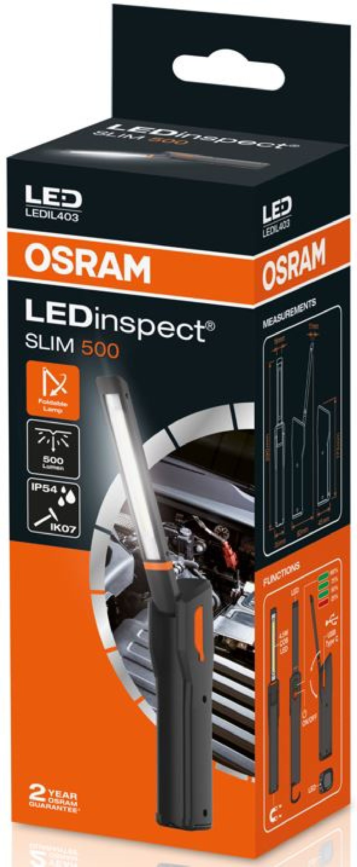 Osram LEDInspect SLIM500 1+1 LED's / 6000K