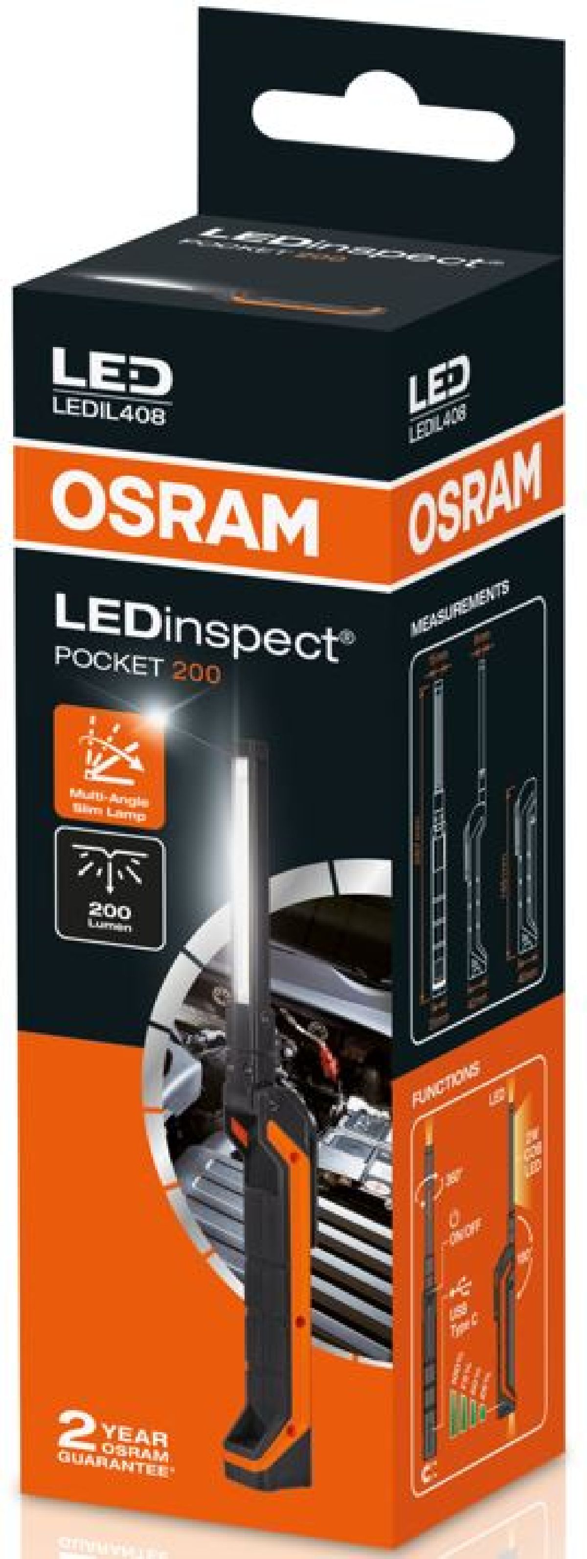 Osram LEDInspect POCKET200 1+1 LED's / 6500K