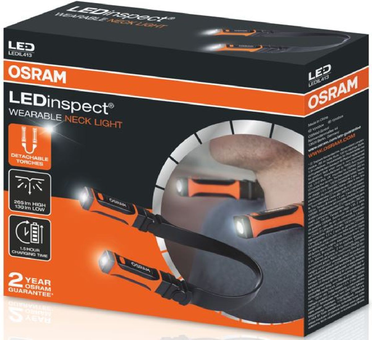 LEDInspect NECKLIGHT 1+1 LED's / 6500K