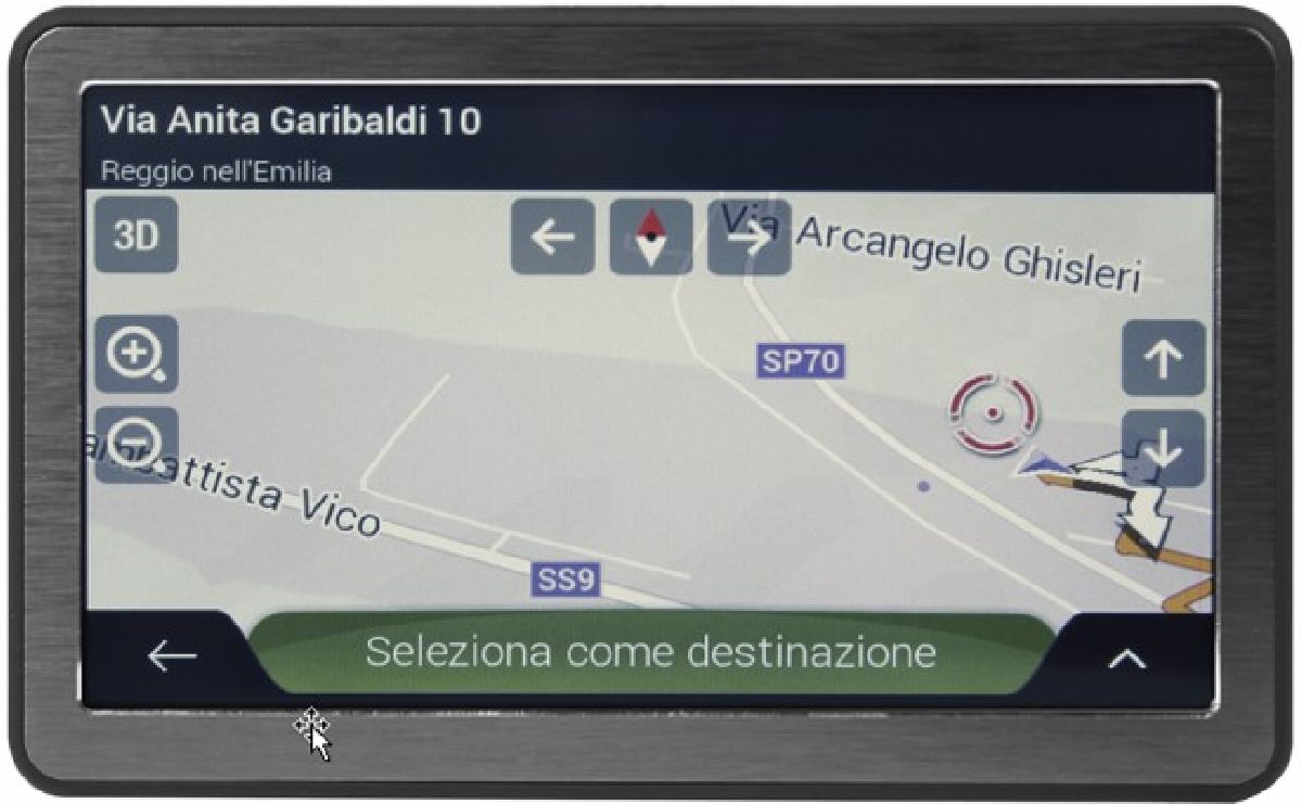 Tragbares Navigationssystem 7"