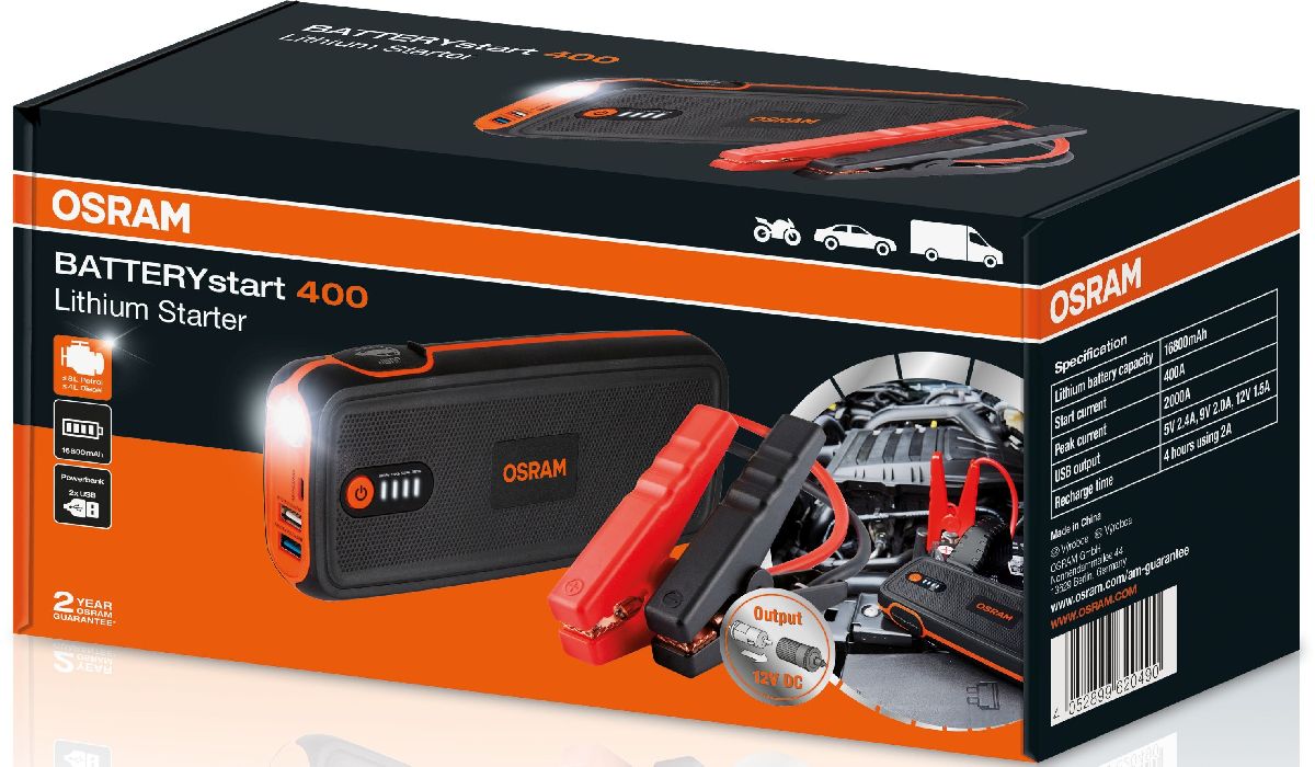 Jump Starter Batterystart 400 2000A/12V