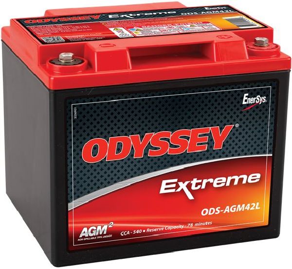 Odyssey AGM-Batterie 12V/42Ah/540A LxLxH 195x165x173mm/C:0