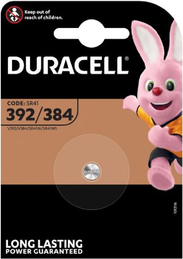 Duracell Batterie WATCH SR41 / 392/384 / Blister  1 Stk.