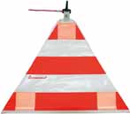 Triopan - mise en garde triangulaire, plat rouge/blanc