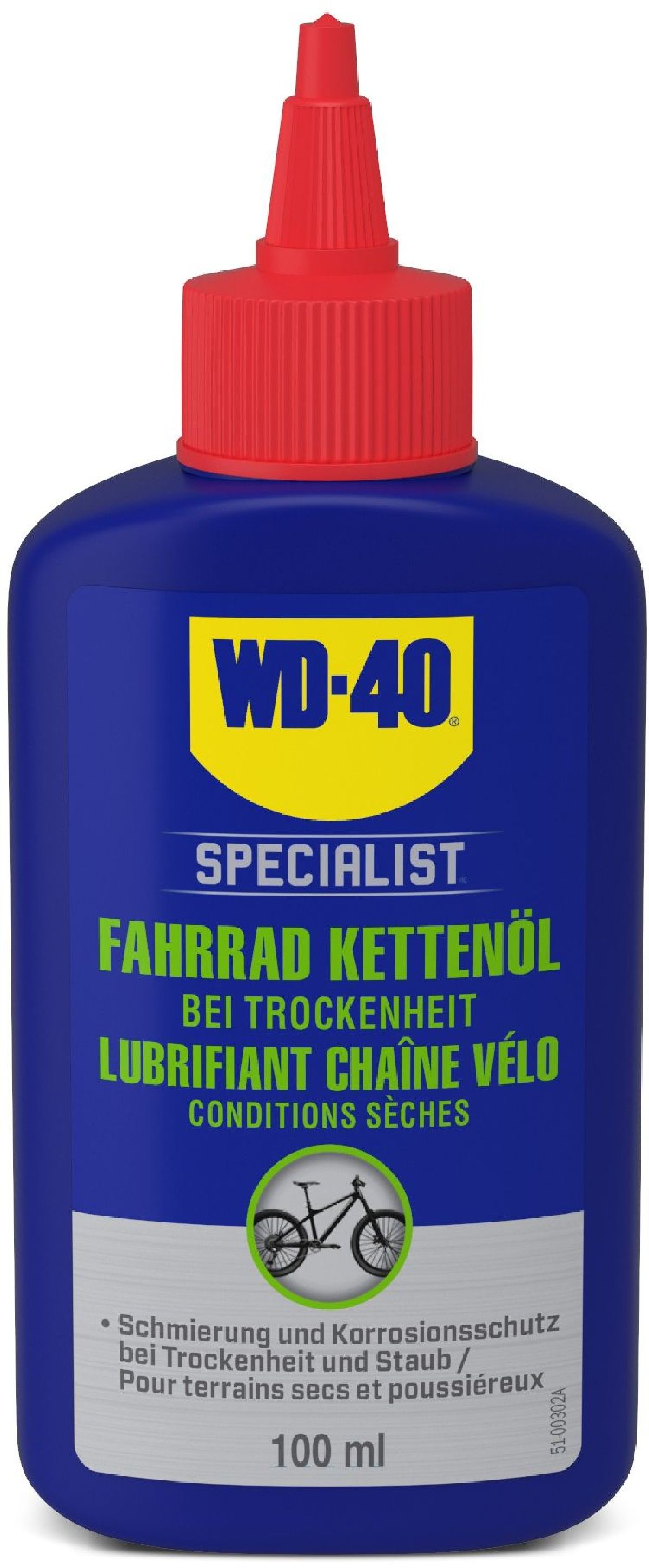 WD-40 Bike lubrifiant chanes sches bouteille 100 ml