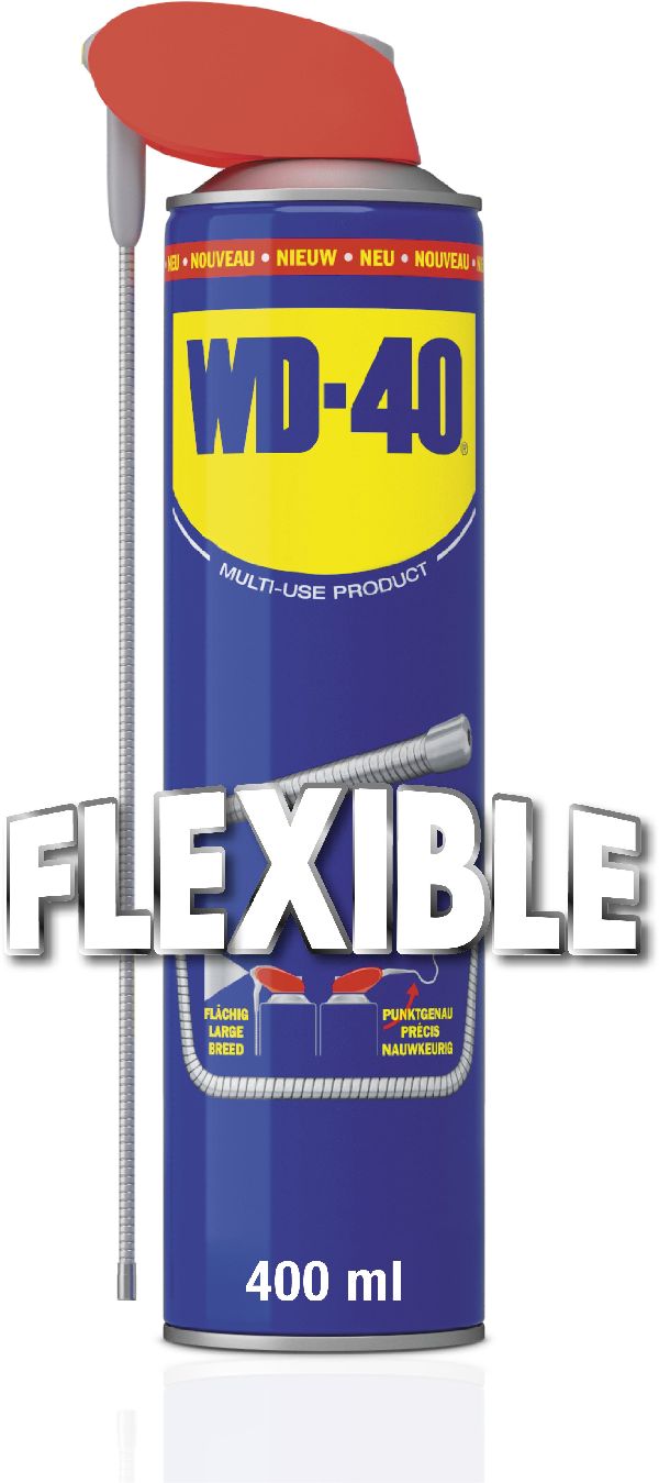 WD40 Multifunktionsl Spraydose 400 ml flexibler Sprhschlauch