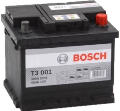 Starterbatterie Bosch 12V/45Ah/300A LxBxH 207x175x175mm/S:0