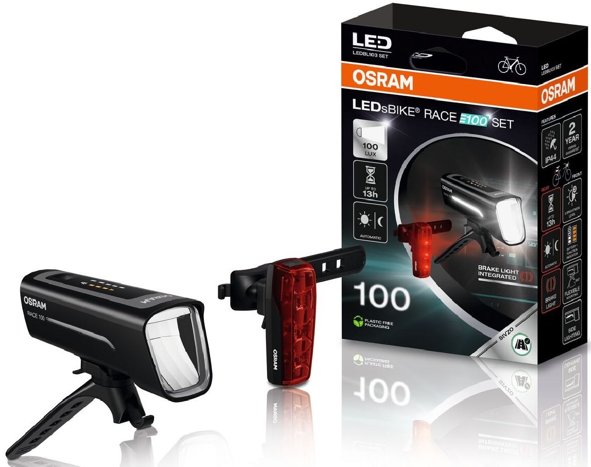 LEDsBIKE RACE 100 Set de lampes pour vlo