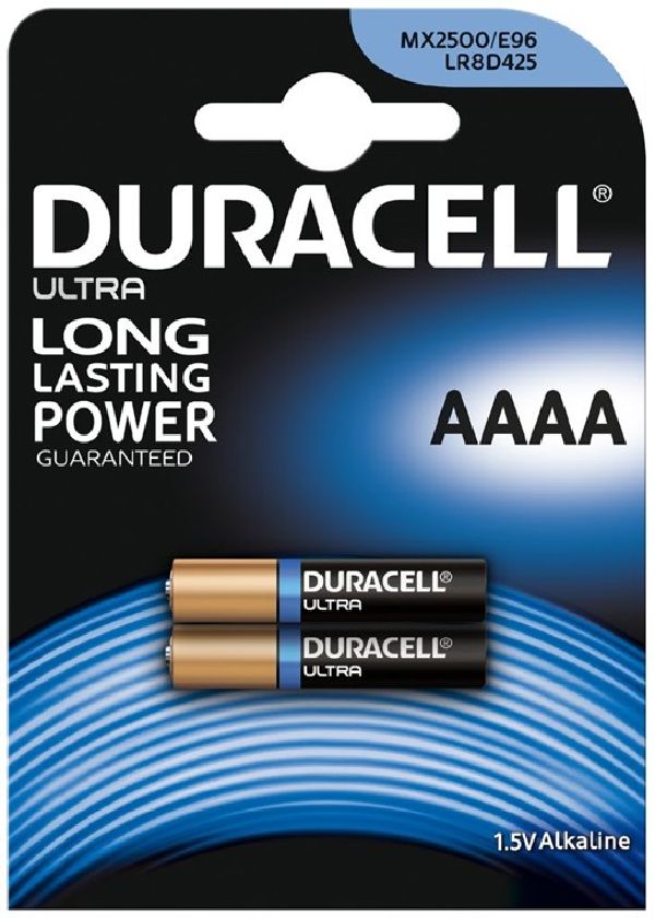 Duracell Batterie ULTRA M3 AAAA LR61 ULTRA/AAAA /MN2500U/Blister  2 Stk
