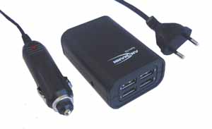 Universal 4fach USB Charger