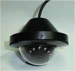 EyeSystem 1/3  CCD Farb-Kamera 12V 92 Kuppelkamera mit IR und Mikrofon
