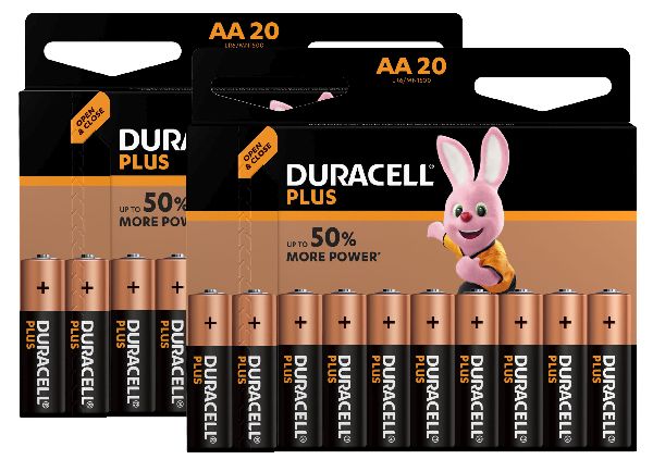 Duracell Batterie PLUS 20+20