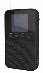 Corus DAB+ Tragbares Radio 20 Senderspeicher / Lithium Batterie