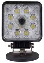 LED Arbeitsscheinwerfer mit integrierter Kamera und Halter