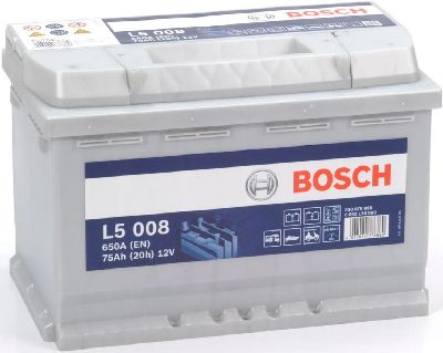 Versorgungsbatterie Bosch12V/75Ah/650A LxBxH 278x175x190mm/S:0
