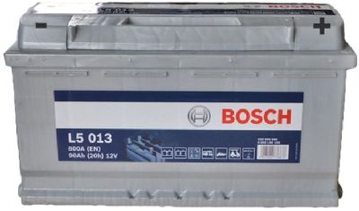 Batterie d'aliment. Bosch 12V/90Ah/800A LxLxH 353x175x190mm/C:0