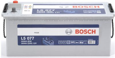 Batterie d'alimen. Bosch 12V/180Ah/1000A LxLxH 513x223x223mm/C:3