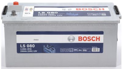 Batterie d'alimen. Bosch 12V/230Ah/1150A LxLxH 518x276x242mm/C:3