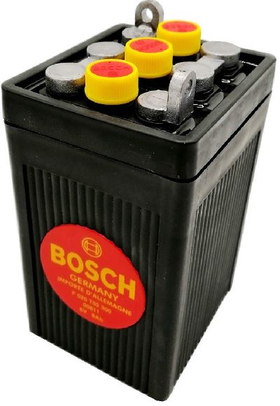 Oldtimer Batterie Bosch 6V/8Ah/40A LxBxH 85x95x165mm/S:0